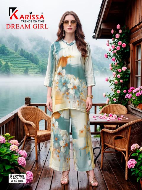 Karissa dream girl 128 to 132 coord set wholesalers of women clothing
